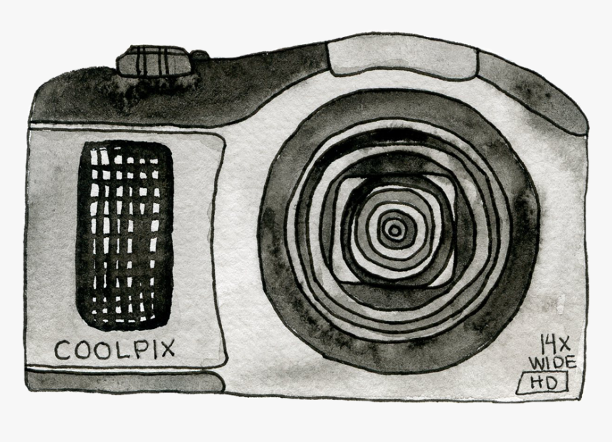 Videocamerawatercolor - Film Camera, HD Png Download, Free Download