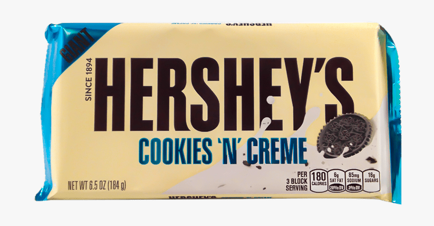 Hersheys Giant Cookies And Creme - Food, HD Png Download, Free Download