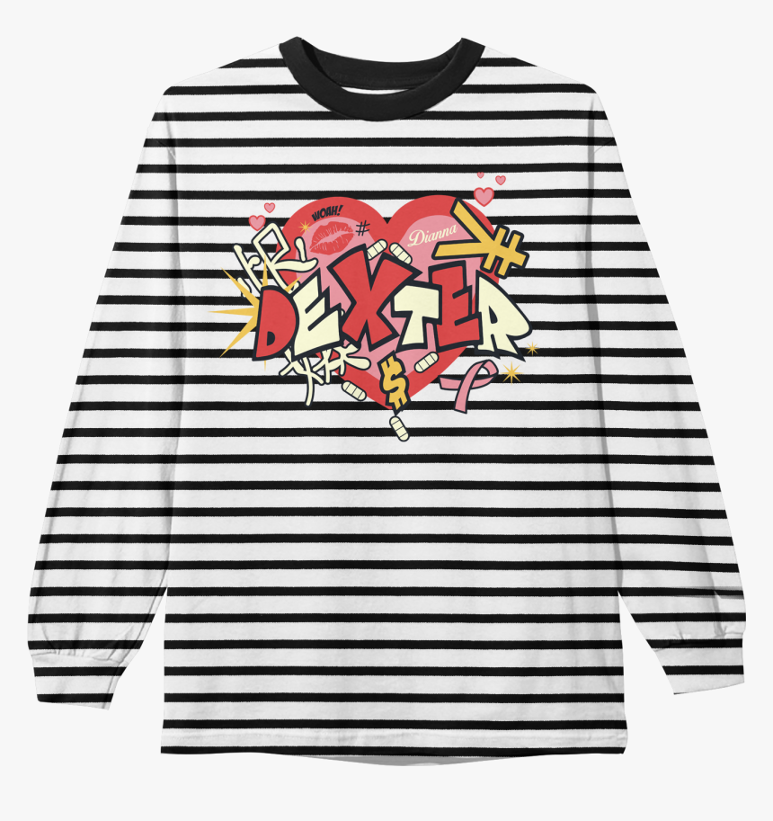 Famous Dex "heart - Long-sleeved T-shirt, HD Png Download, Free Download