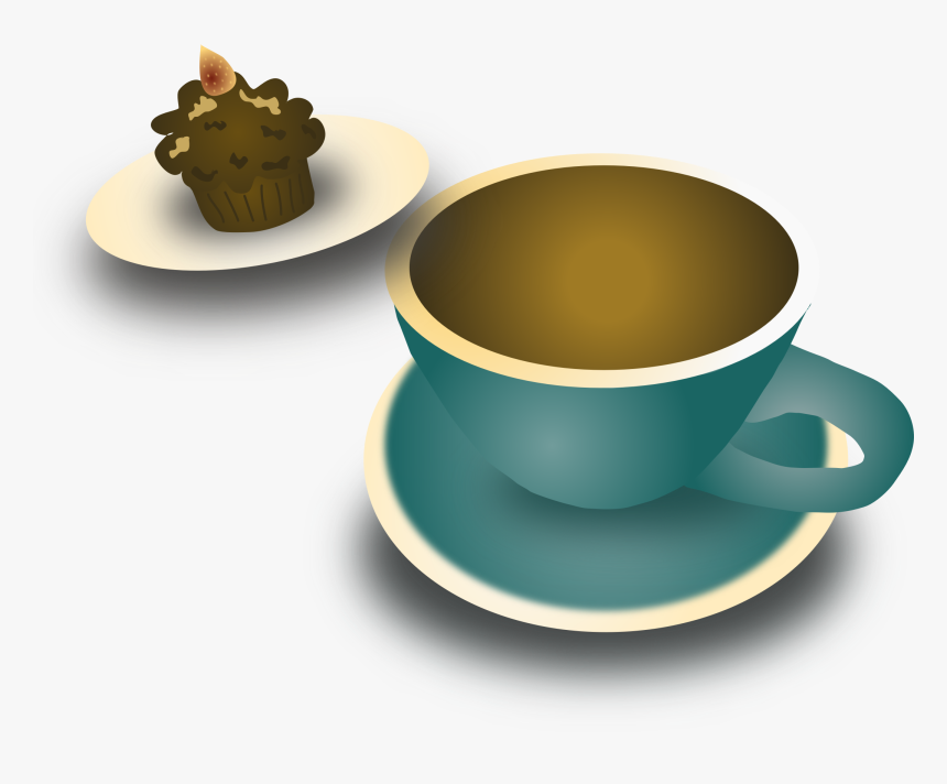And Cupcake By Chihuahuadesign - Coffee And Cupcake Clipart, HD Png Download, Free Download