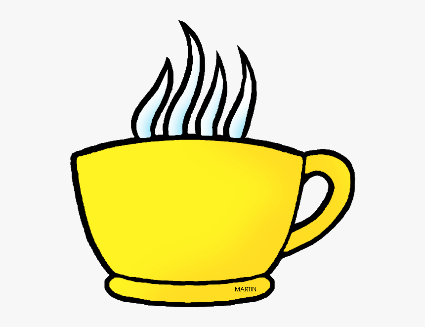 Mug Clipart Yellow - Yellow Coffee Cup Clipart, HD Png Download, Free Download