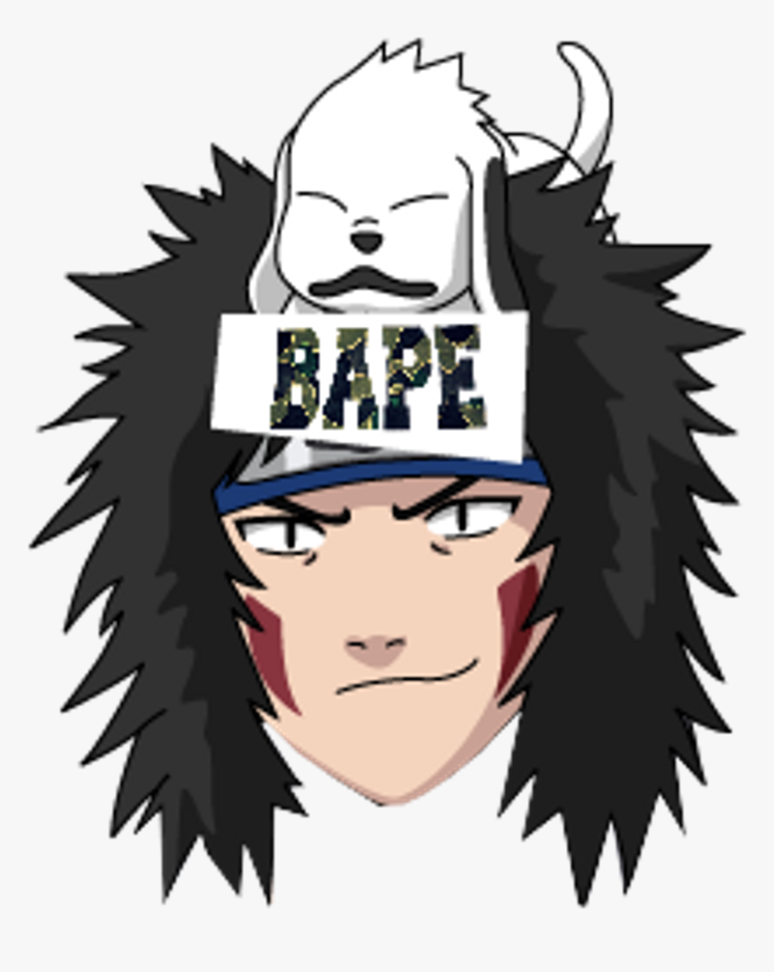 Bape Transparent Anime - Kiba And Akamaru, HD Png Download, Free Download