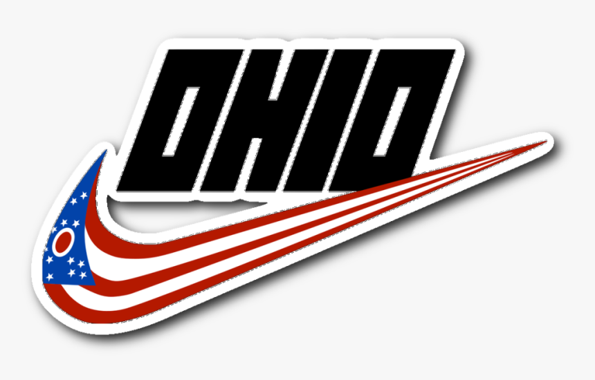 Ohio Swoosh Sticker - Nike Greek Mythology Allusion, HD Png Download, Free Download