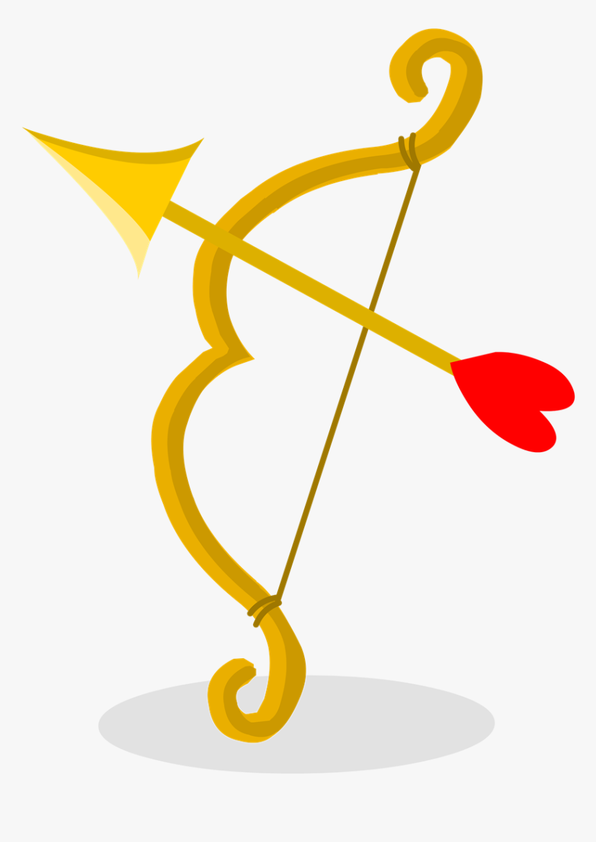 Clip Art Arco Do Cupido, HD Png Download - kindpng