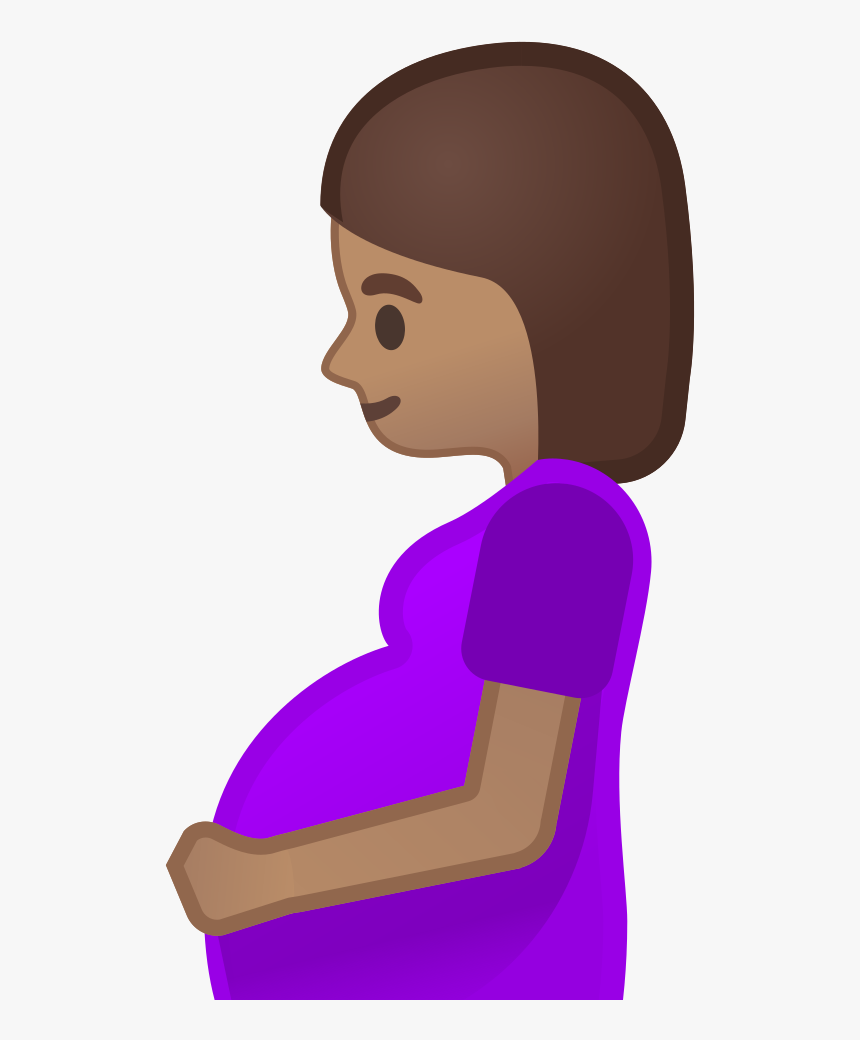 Pregnant Woman Png Clipart , Png Download - Pregnant Woman Drawing Emoji, Transparent Png, Free Download