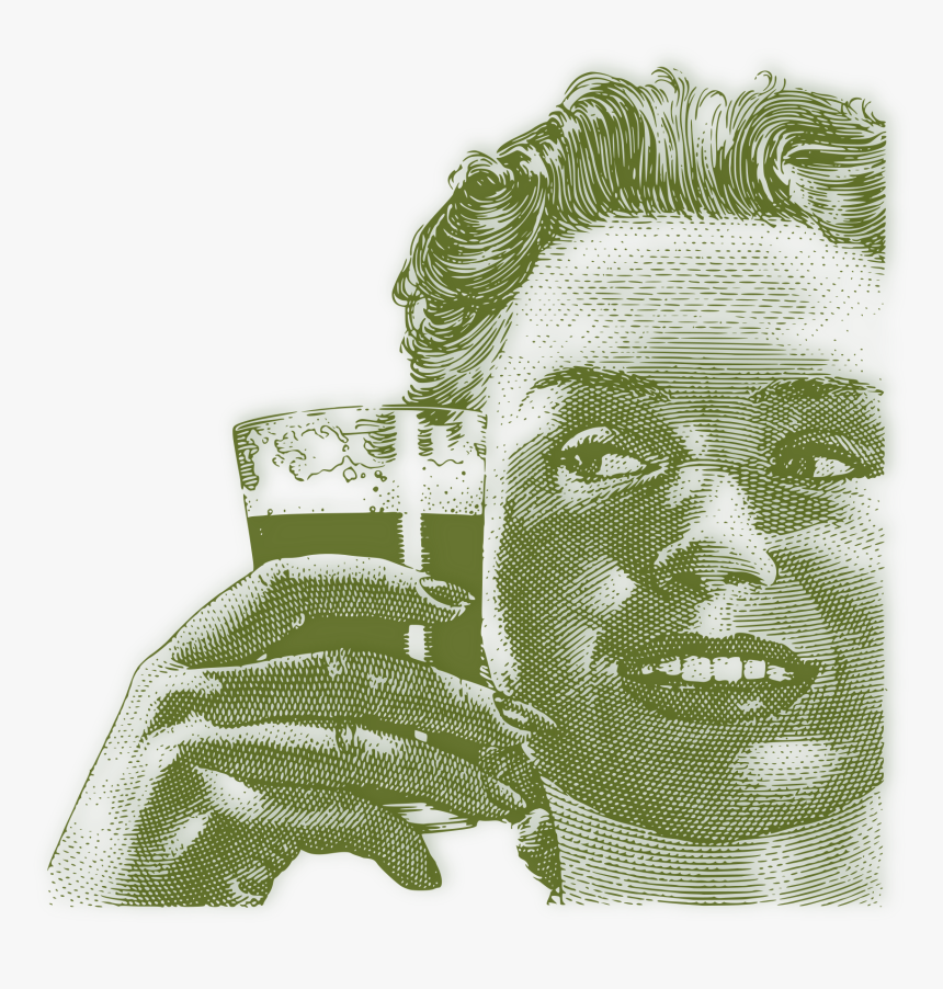 Happy Woman Drinking - Verjaardagen Zijn Net Als Biertjes, HD Png Download, Free Download