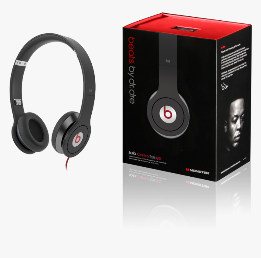 Beats Solo Black Pkg - Beats By Dre Png, Transparent Png, Free Download