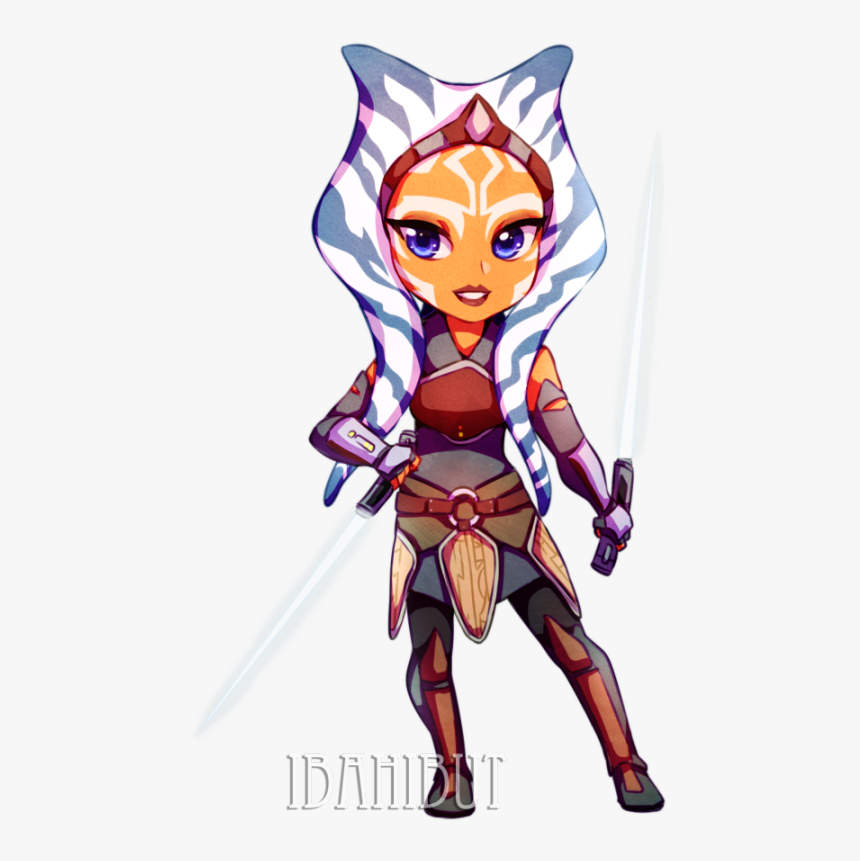 Star Wars The Clone Wars Ahsoka Art, HD Png Download, Free Download