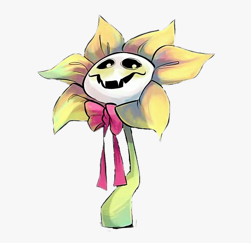 Undertale Flowey Anime Style Clipart , Png Download - Flowey The Flower, Transparent Png, Free Download