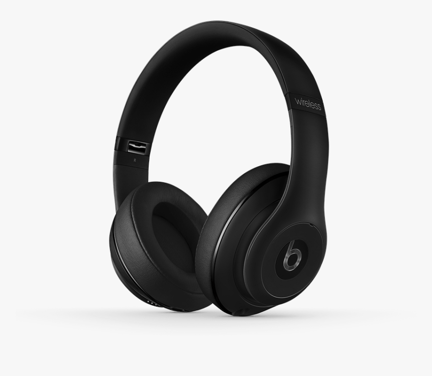 Overear Studio Wireless Matte Black Standard Thrqrtright - Beats Studio 3.0 Wireless Matte Black, HD Png Download, Free Download