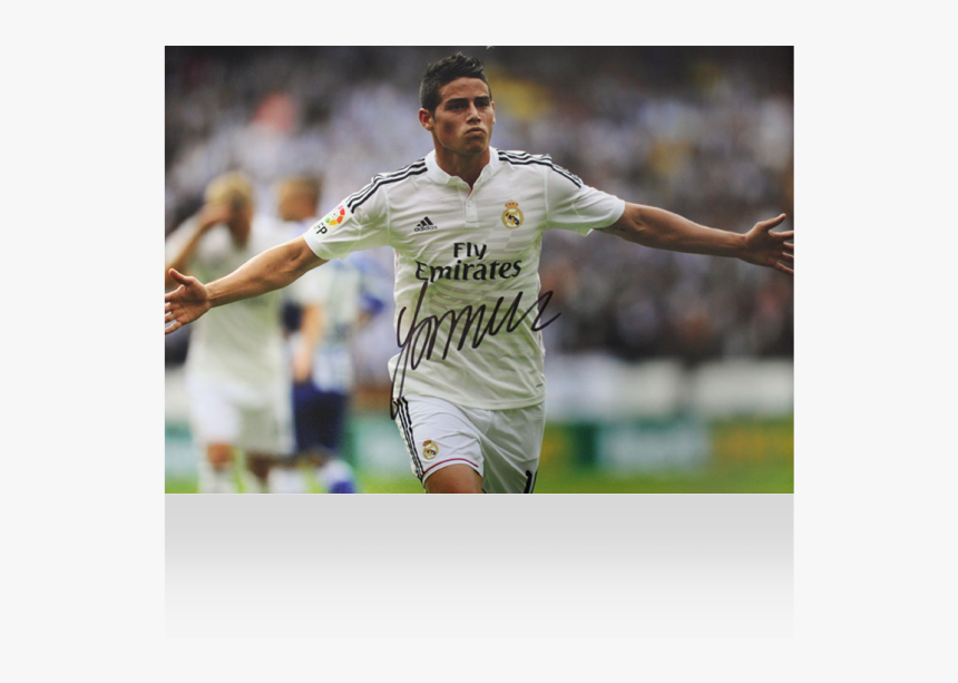 Real Madrid Autograph James Rodriguez, HD Png Download, Free Download