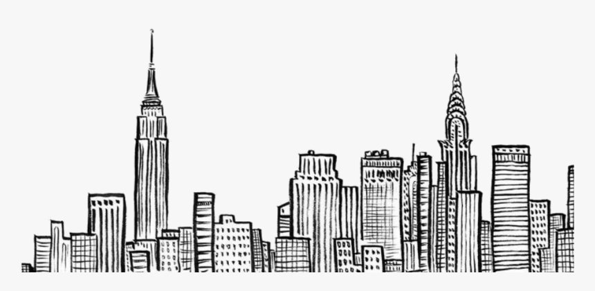 Transparent Cities Skylines Png - City Skyline Drawing, Png Download, Free Download
