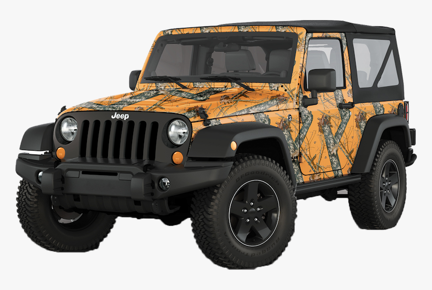 Jeep Wrangler Png - Neon Orange Jeep Wrangler, Transparent Png, Free Download