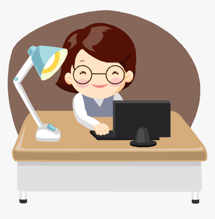 Once You Decide To Quit Your Job, You Might Enjoy It - Cartoon Work In Office, HD Png Download, Free Download