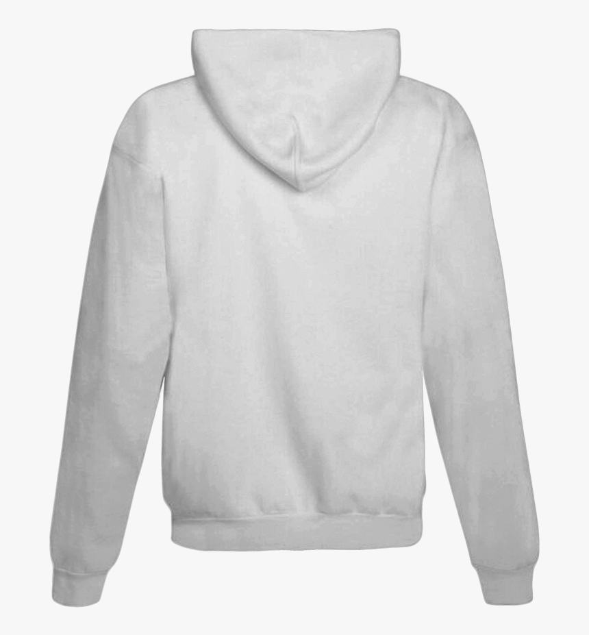 White Hoodie Zipper Back, HD Png Download, Free Download