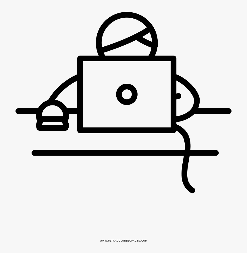 Office Worker Coloring Page - Office Worker Icon Noun Project, HD Png Download, Free Download