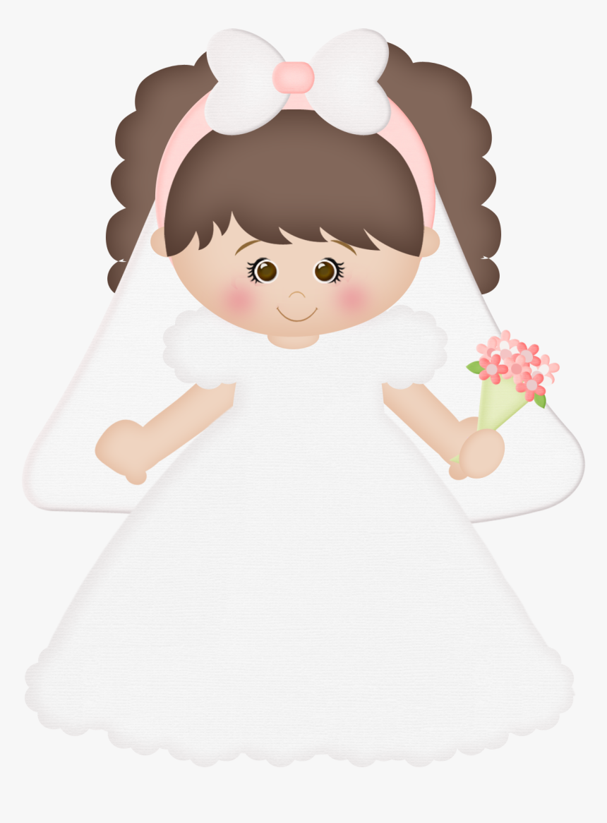 Casamento Girl Clipart, Clip Art Pictures, First Communion, - Girls Communion Clipart, HD Png Download, Free Download