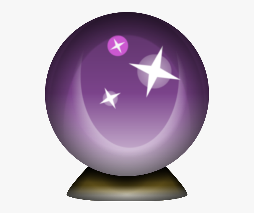 Transparent Crystal Ball Clipart - Crystal Ball Emoji Png, Png Download, Free Download