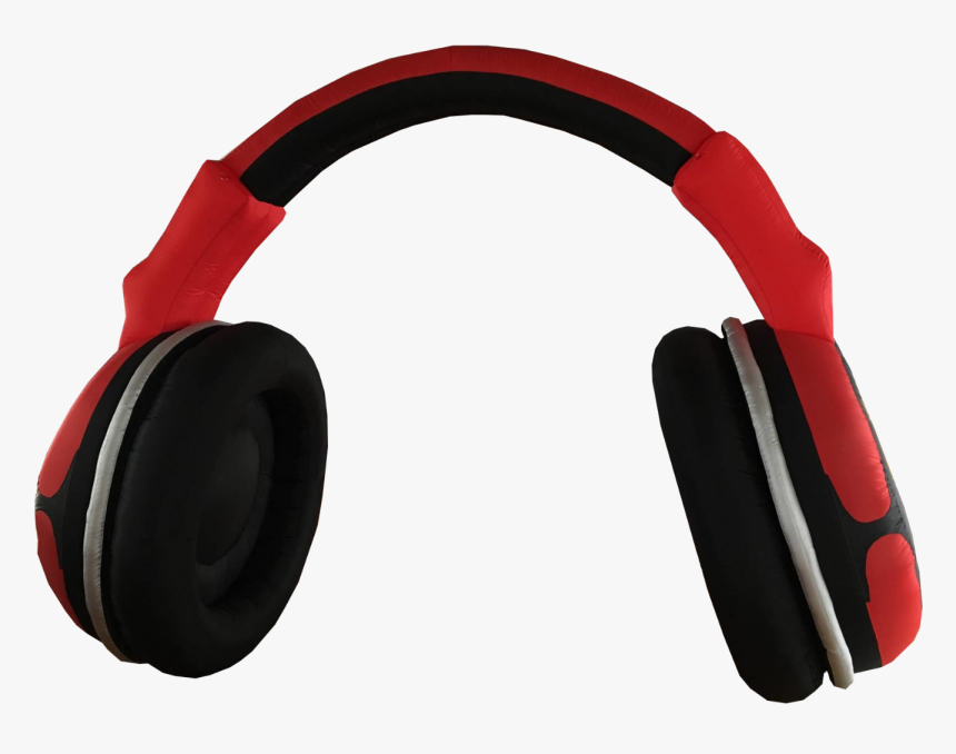 Red Giant Inflatable Inflatable Inflatable Headphone - Headphones, HD Png Download, Free Download