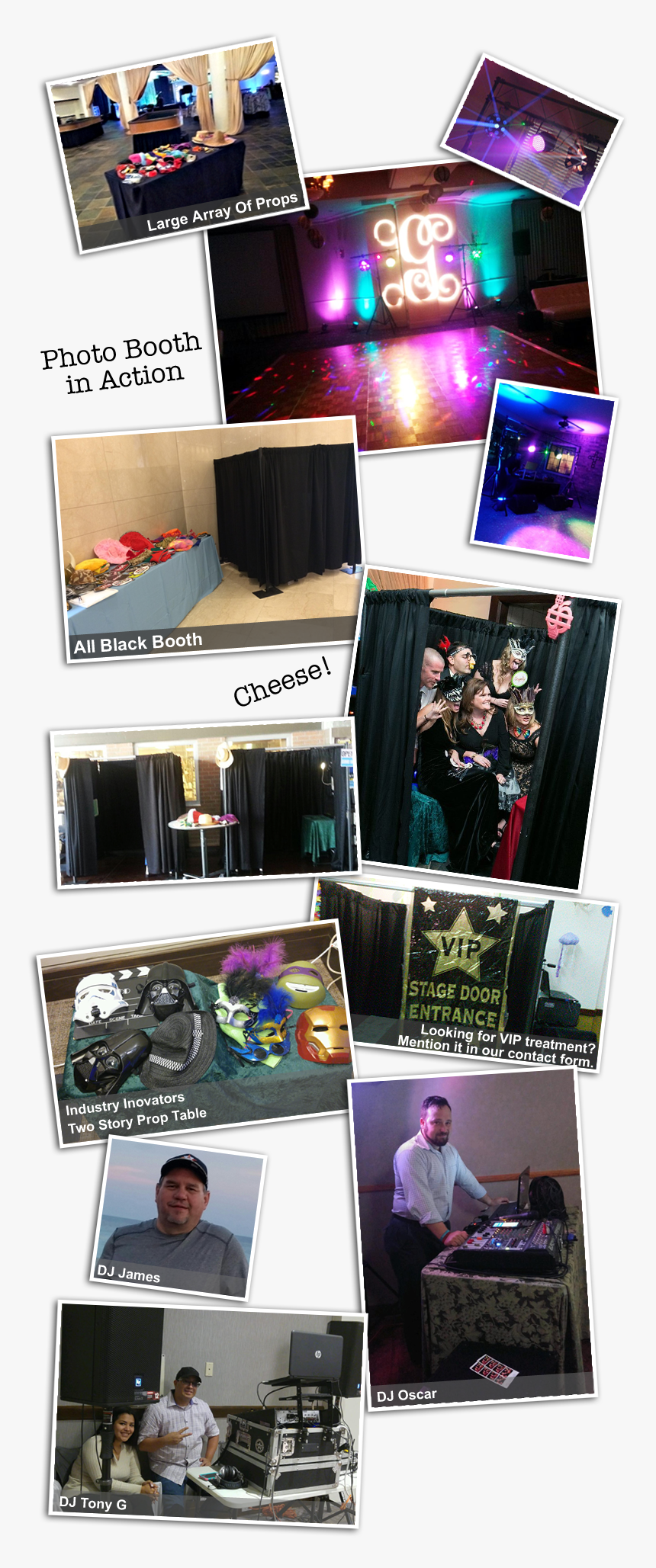 Houston Dj Photo Booth Rental - Collage, HD Png Download, Free Download