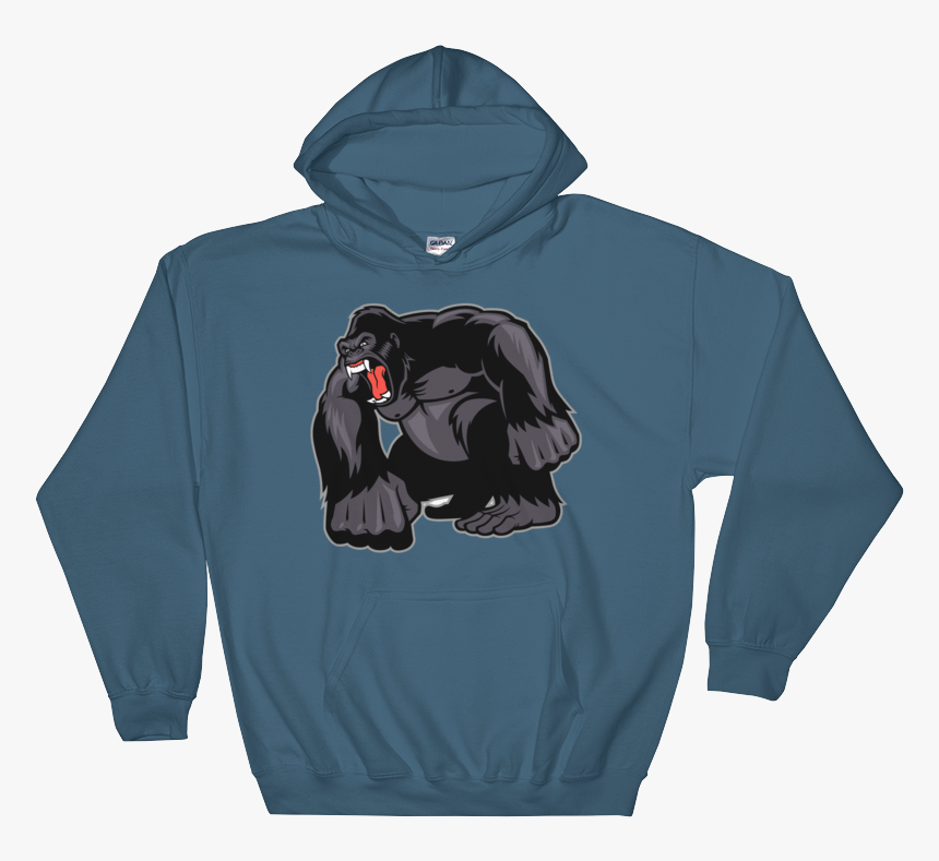 Gorilla Angry Felpa Con Cappuccio