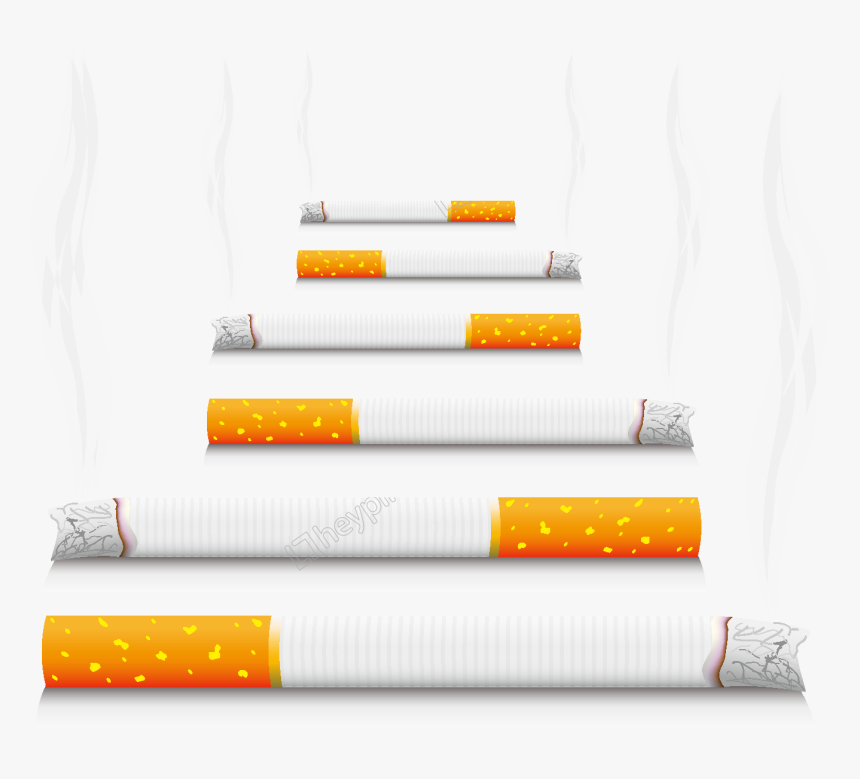 Creative Burning Cigarette Free - Paper, HD Png Download, Free Download