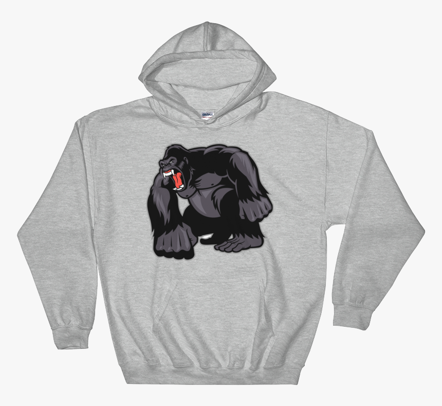 Gorilla Angry Felpa Con Cappuccio"
 Data Zoom="//cdn - Billie Eilish Sweat Shietrt, HD Png Download, Free Download