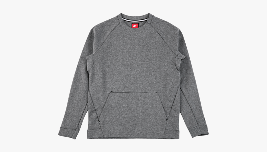 Nike Tech Fleece Crew "big Swoosh X Atmos - Sweater, HD Png Download, Free Download