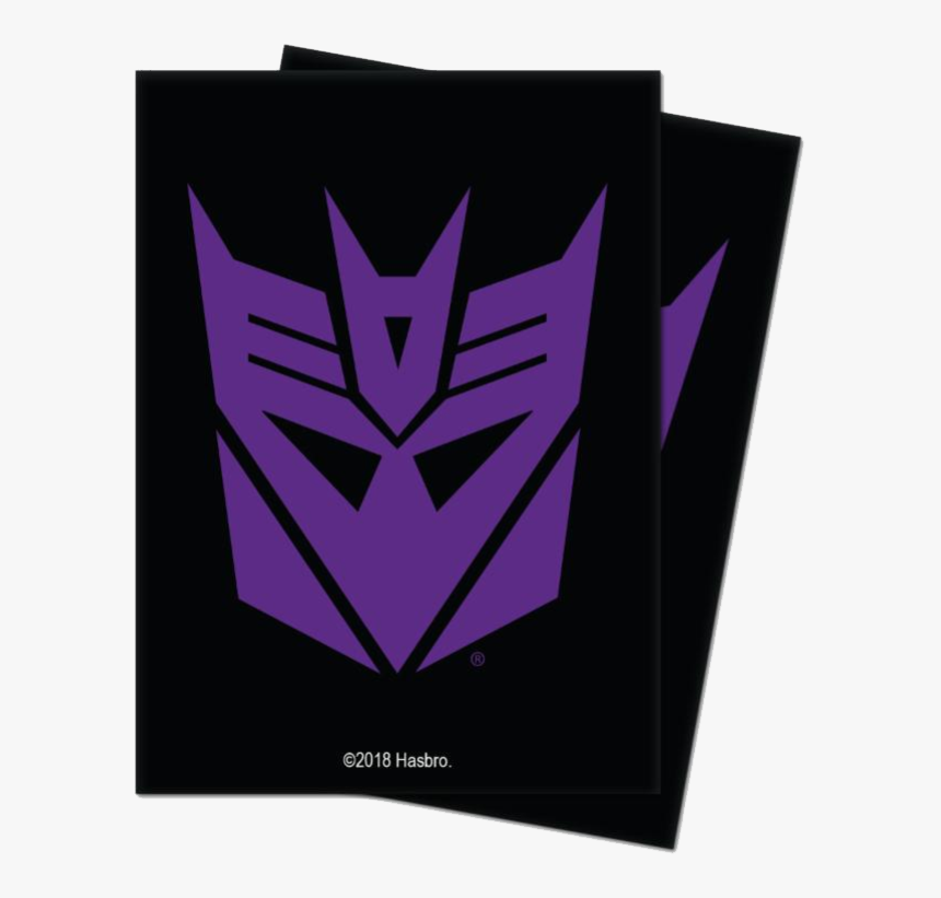 Ultra Pro Game Sleeves-transformers Decepticon Symbol - Transformers Animated Electrostatic Soundwave, HD Png Download, Free Download