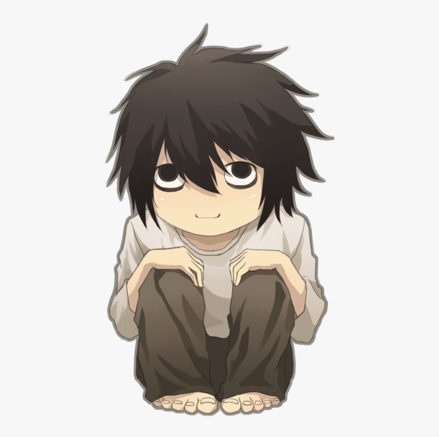 Death Note Png - L Death Note Sticker, Transparent Png, Free Download