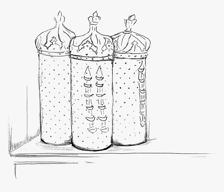 Sefar Torah Artwork V01 - Sketch, HD Png Download, Free Download