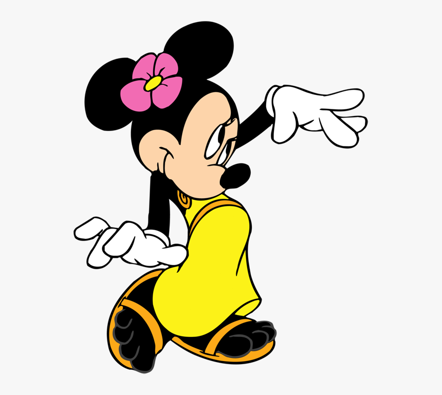 Minnie Mouse Beach Clipart - Mickey Mouse Cartoon Png, Transparent Png, Free Download