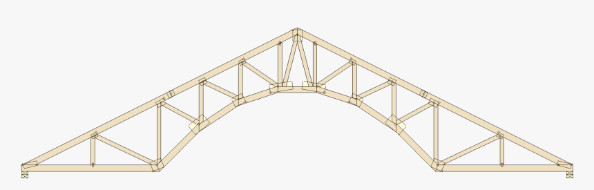 Barrel Vault Truss Design, HD Png Download, Free Download