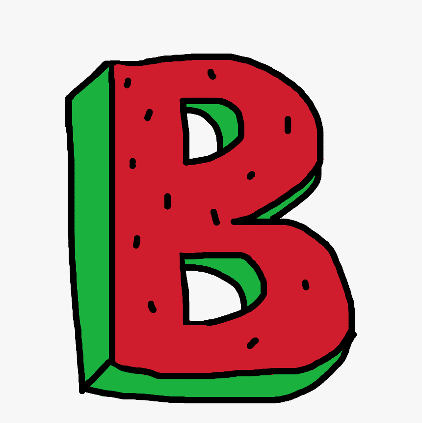 B Interesting Art Zumiez Of Oddfuture Water Watermelon - Sticker Letter Alphabet Zumiez, HD Png Download, Free Download