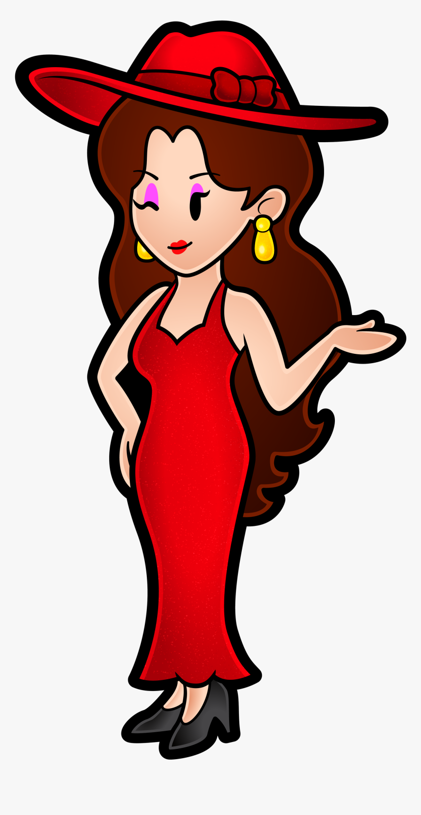 Paper Mario Pauline, HD Png Download, Free Download