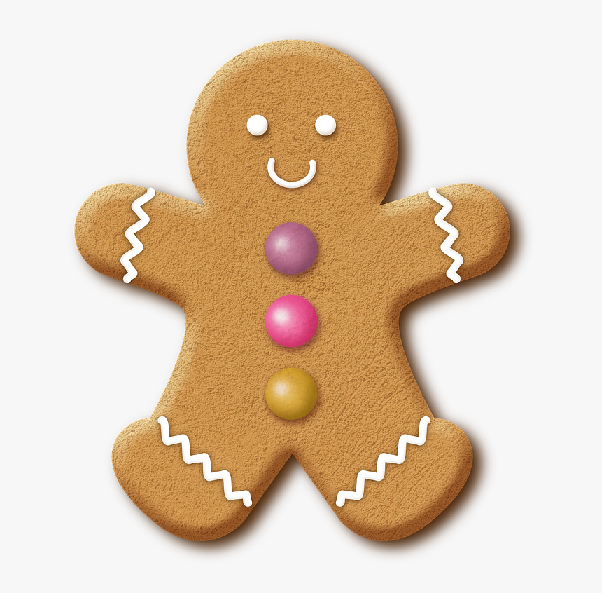 Gingerbread Man, Cookie, Christmas, Festive, Food - Gingerbread Man Cookie Svg, HD Png Download, Free Download