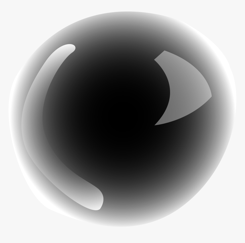 Black Circle Light - Sphere, HD Png Download, Free Download