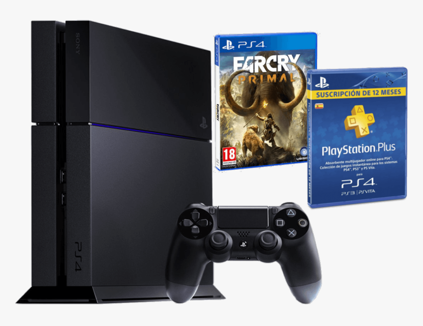 Transparent Far Cry Primal Png - Play Station 4 Console, Png Download, Free Download