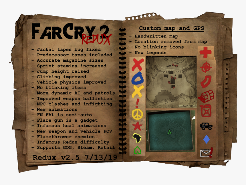 Far Cry 2 Download Steam - Far Cry 2 Redux, HD Png Download, Free Download