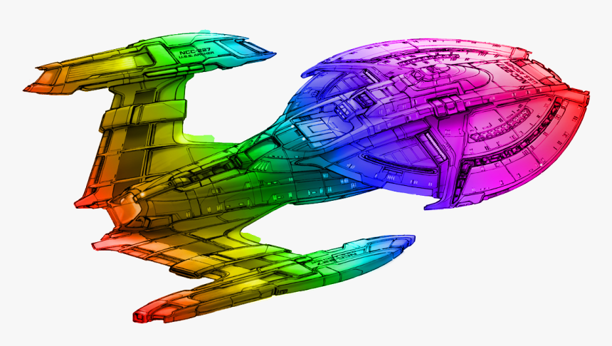 Rainbow Starship Wiki Fandom Powered - John Eaves Star Trek Ships Concept Art, HD Png Download, Free Download