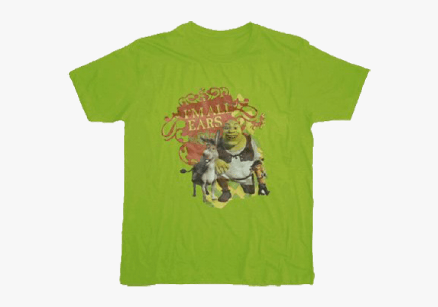 Shrek 3 Donkey All Ears Youth T-shirt With Plush Doll - T Shirt, HD Png Download, Free Download