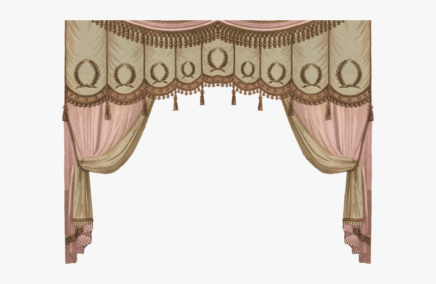Curtain Clipart Georgian Period - Curtain Clipart, HD Png Download, Free Download