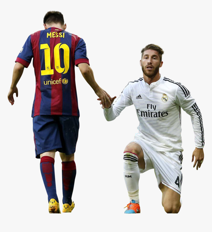 Lionel Messi & Sergio Ramos - Messi Sergio Ramos 2o15, HD Png Download, Free Download