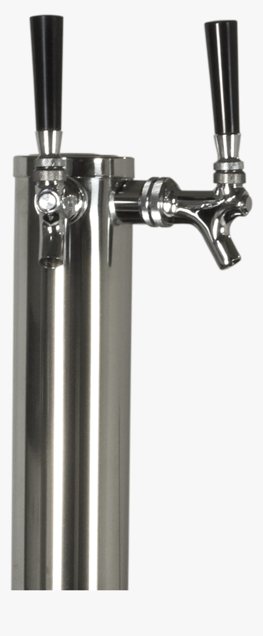 S42418646 Twin Beer Tap - 2 Tap Kegerators, HD Png Download, Free Download