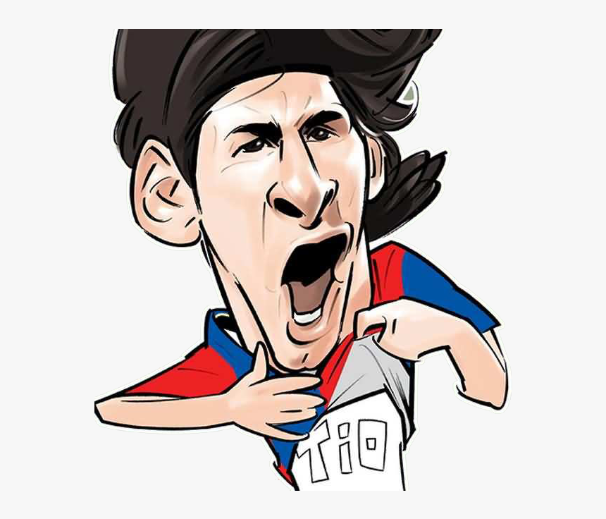 Lionel Messi Cartoon Clipart , Png Download - Lionel Messi Clipart, Transparent Png, Free Download
