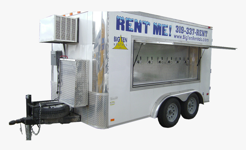 Rent Our Refrigerated Beer Trailer - Beer Truck Rental, HD Png Download, Free Download