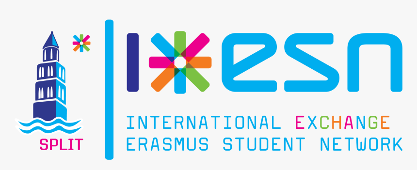 Logo Of Esn Split - International Exchange Erasmus Student Network, HD Png Download, Free Download