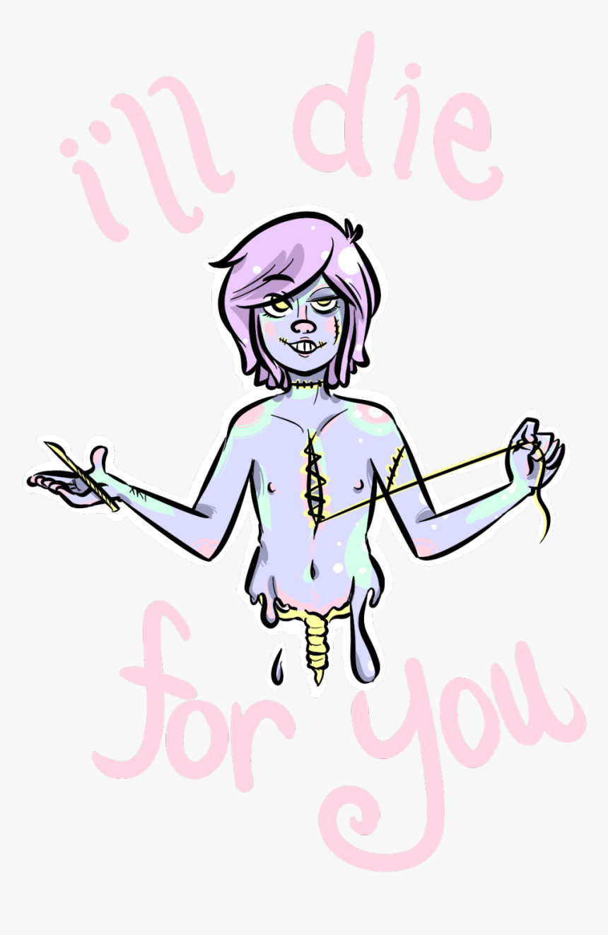 Gore Pastel Girl Drawing, HD Png Download, Free Download