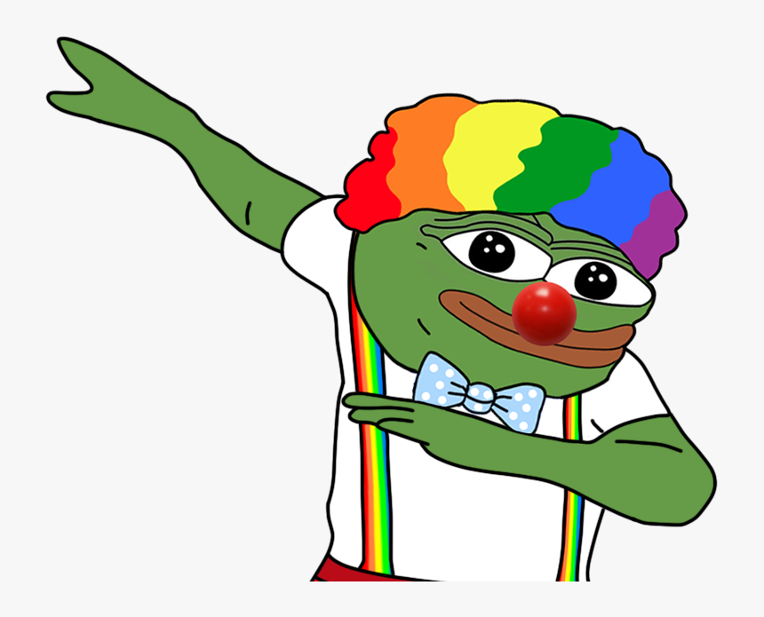 Transparent Happy Pepe Png - Clown Pepe, Png Download, Free Download