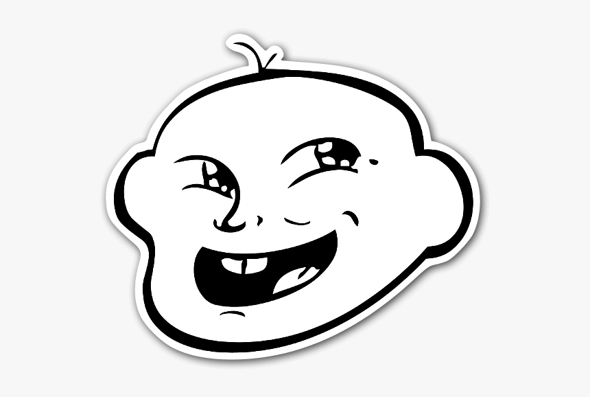 Baby Troll Face Png, Transparent Png, Free Download